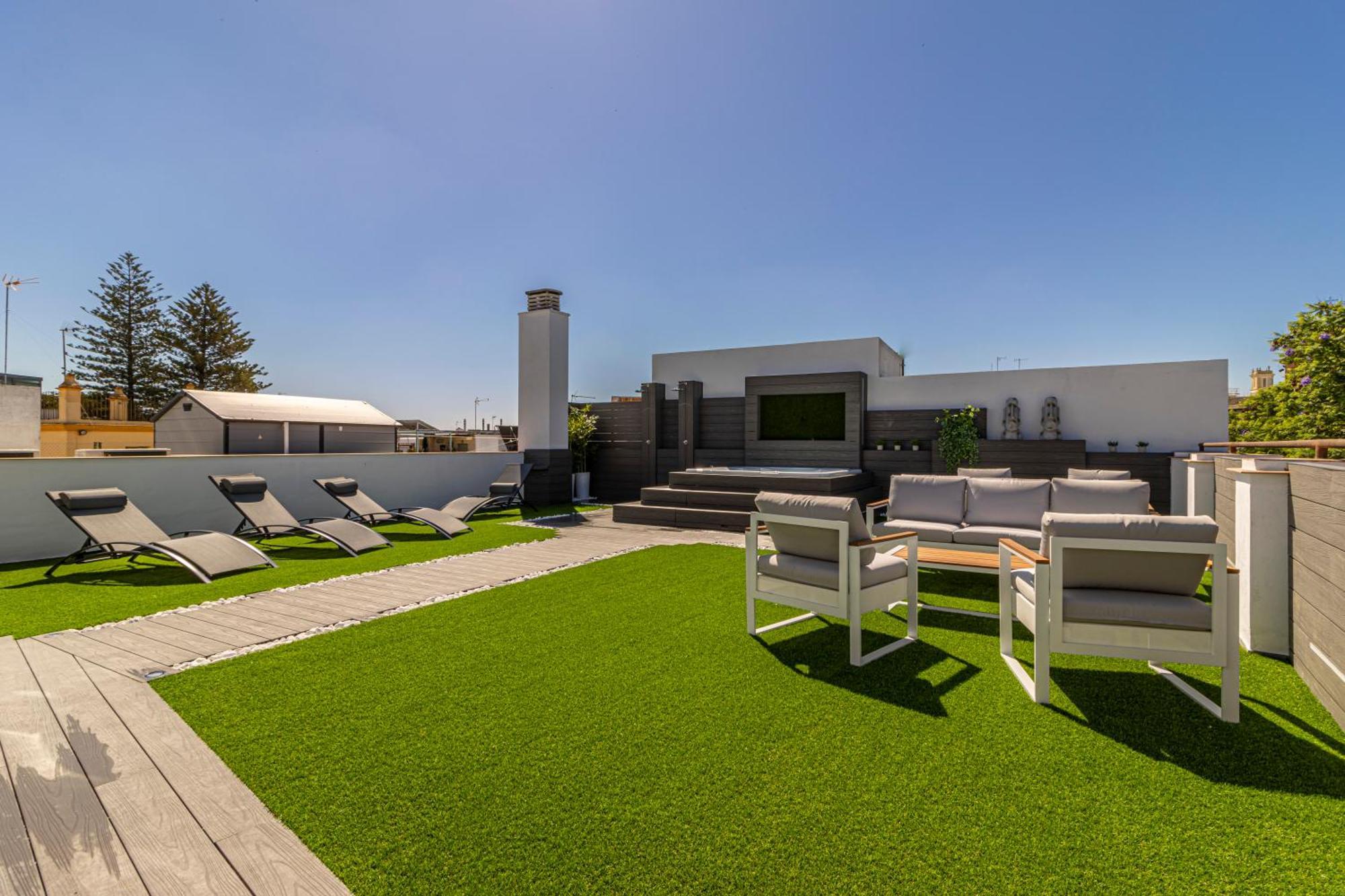 Allo Apartments Plateros Centro Jacuzzi Comunitario Jerez de la Frontera Kültér fotó