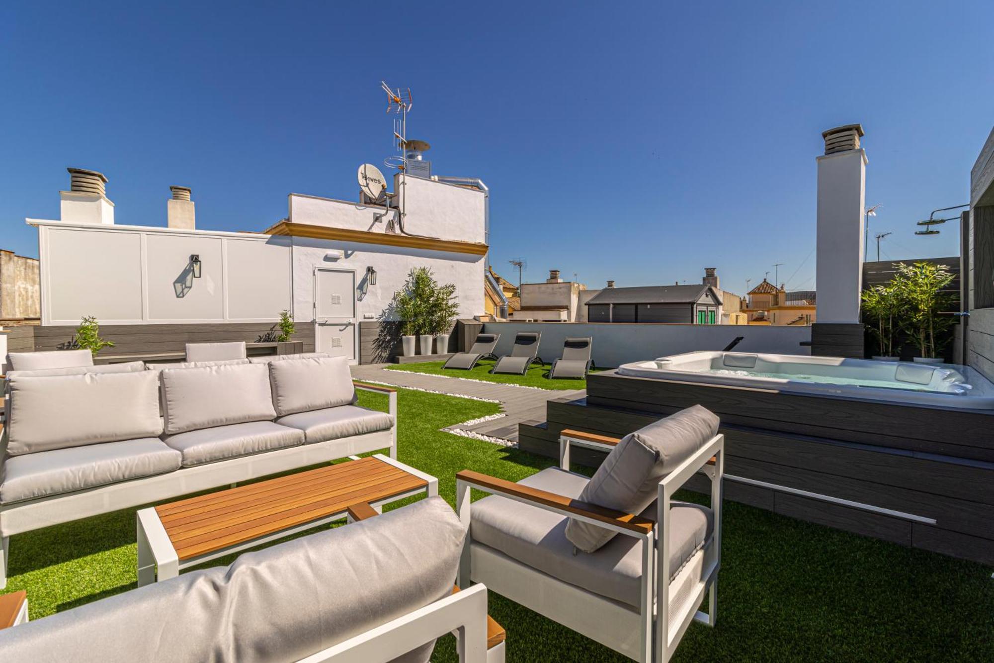 Allo Apartments Plateros Centro Jacuzzi Comunitario Jerez de la Frontera Kültér fotó